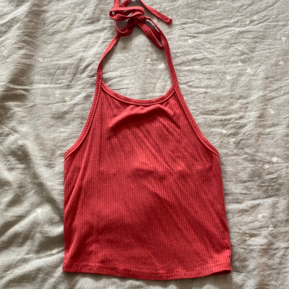 Orange Halter Top from Tillys